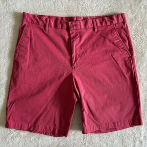 Izod Shorts Men's 36 Salmon Saltwater Stretch Bermuda